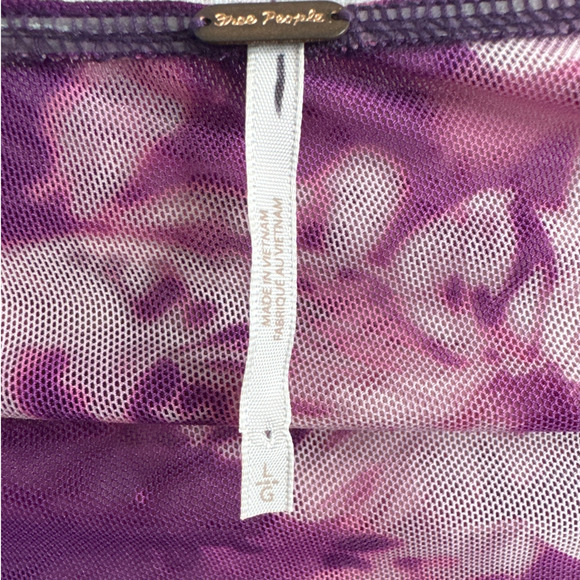 New Free People Take Me Away Midi Purple Dress Women’s Size Large - Picture 6 of 9